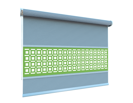 Rollo mit Lasercut-Einsatz